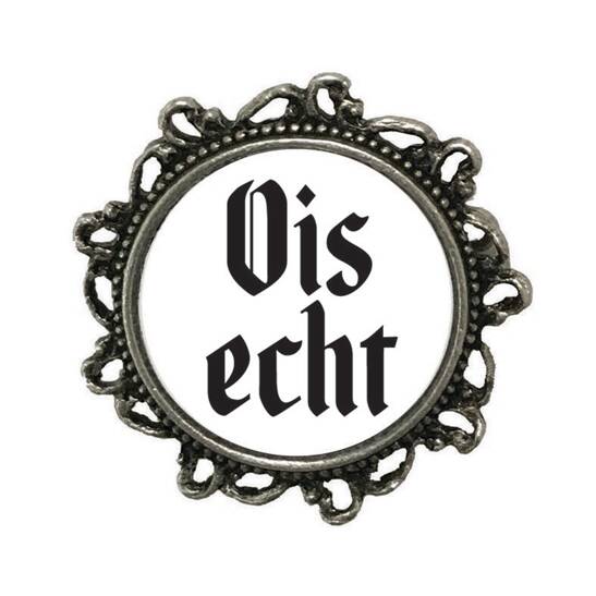 Trachten-Anstecker 20mm verziert