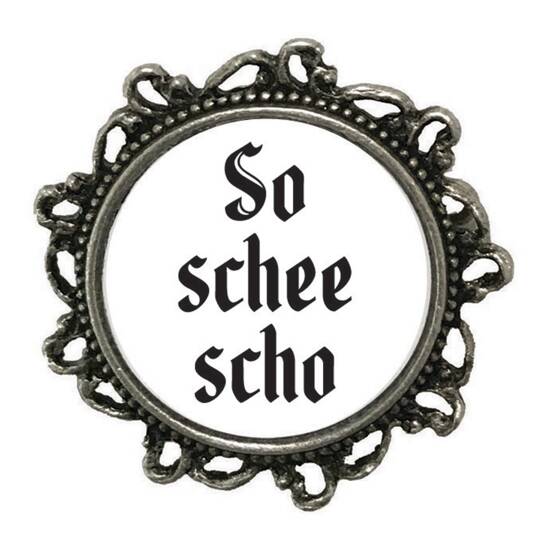 Trachten-Anstecker 20mm verziert